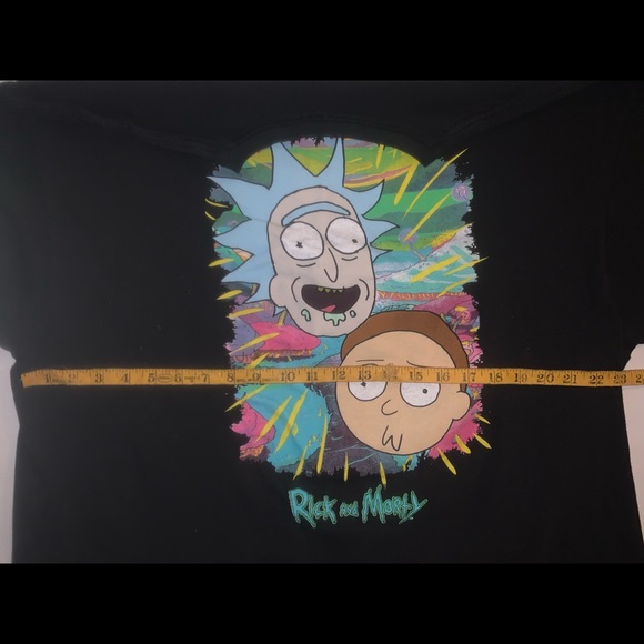 Rick and Morty Graphic T-shirt adult swim funny Adult Swim Ripple Junction - Picture 2 of 4